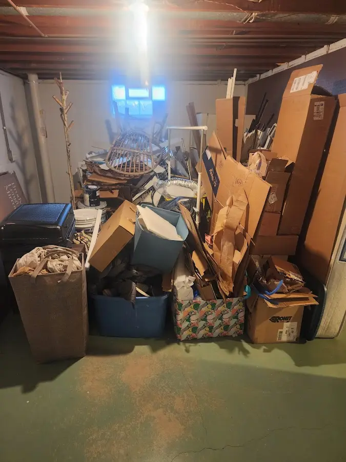 Roll-off dumpster container at job site for Construction Dumpster Rental in Turtle Creek